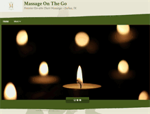 Tablet Screenshot of massageonthego.com